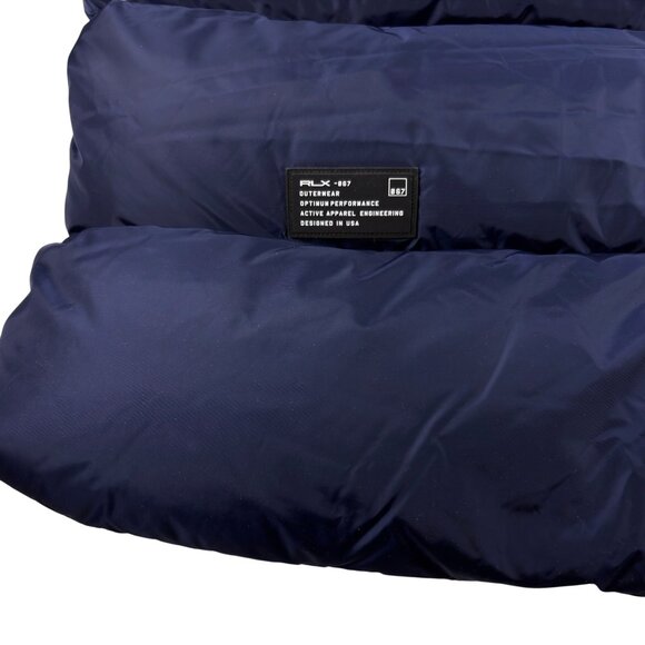 Ralph Lauren RLX Garston Hooded Down Puffer Ski Jacket Mens XXL Navy NWT - Picture 10 of 13